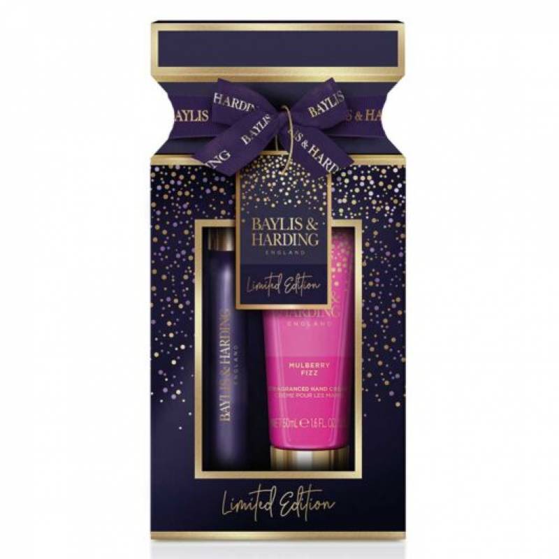 Baylis & Harding Mulberry Fizz 2 Piece Cracker Gift Set 