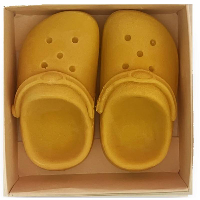 Yellow Chocolate Crocs