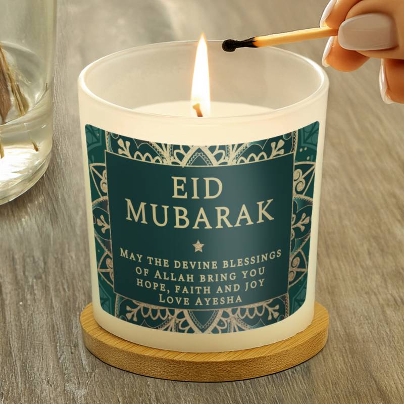 Personalised Eid Jar Candle