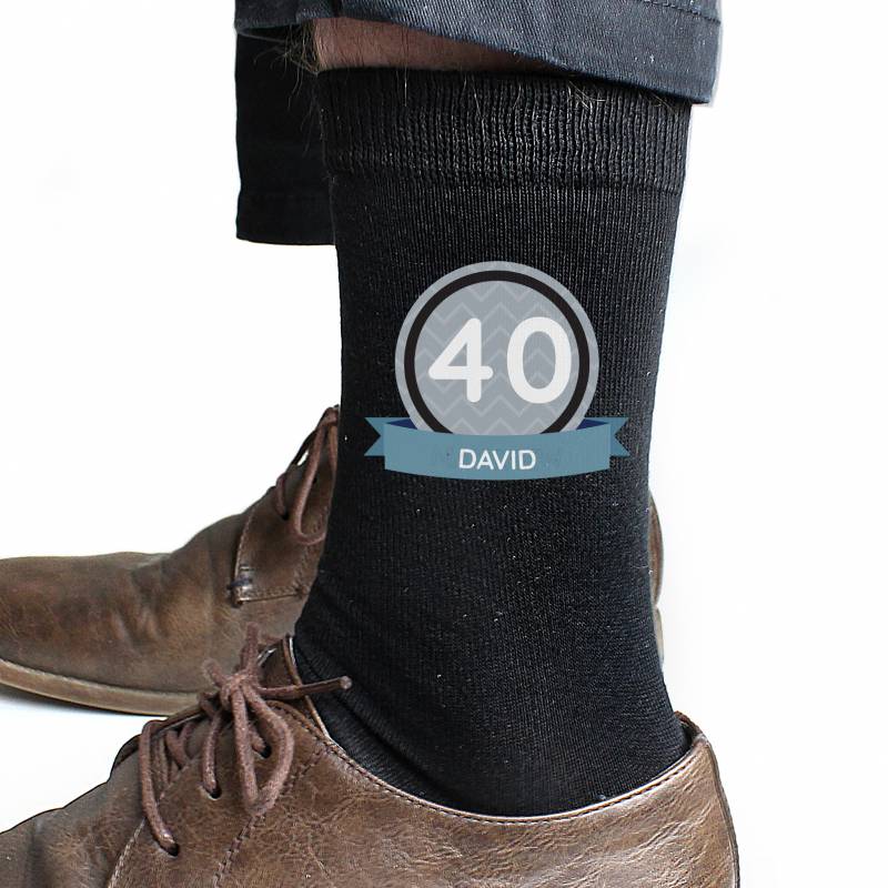 Personalised Birthday Men's Socks