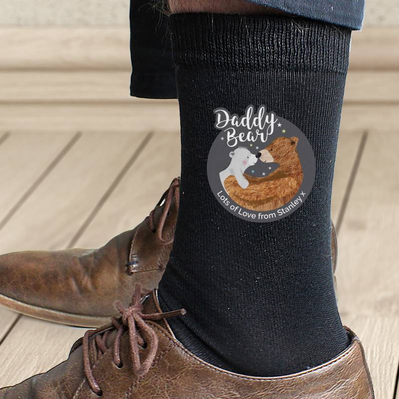 Personalised Daddy Bear Men's Socks